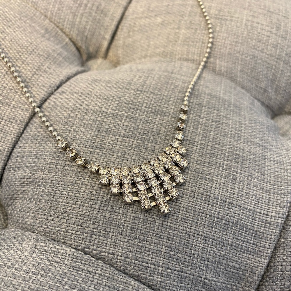 Vintage Sparkly Rhinestone Necklace